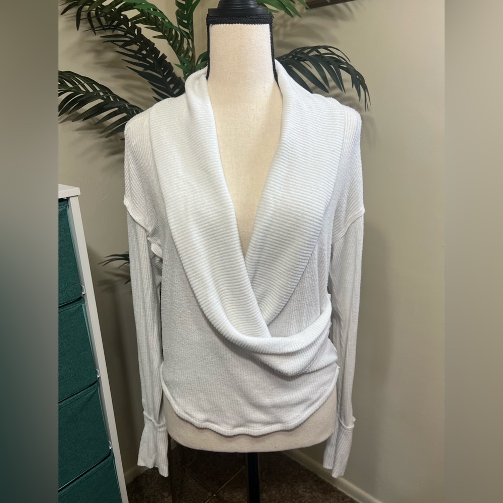 Free People We The Free White Sweatshirt (S)